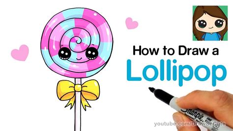 cute lollipop drawing|How to Draw a Lollipop Easy and Cute .